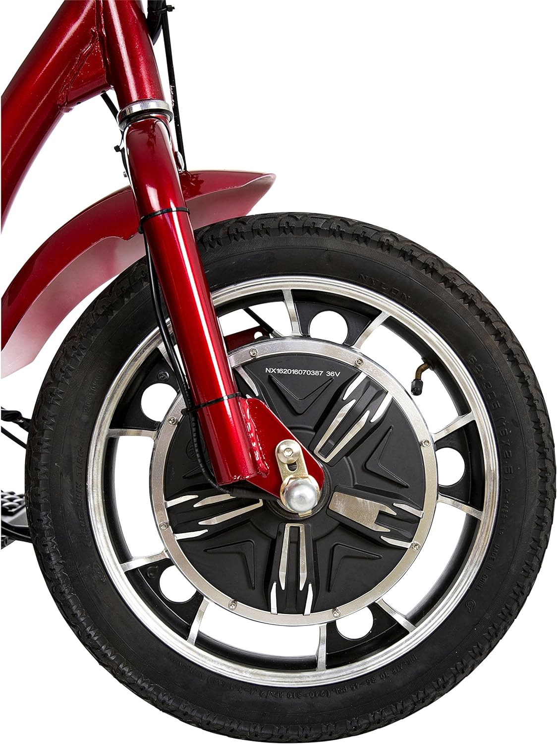 Drive Medical ZOOME3 3-Wheel Foldable Mobility Scooter - Lightweight & Portable Electric Wheelchair for Adults & Seniors - Ideal for Indoor/Outdoor Use, Shopping Malls & Travel (Red)