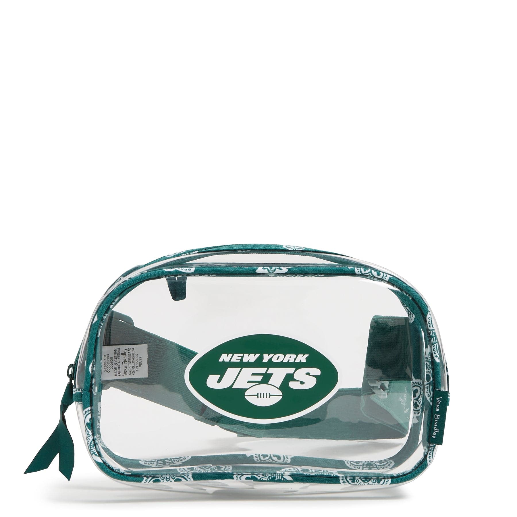 NFL Clear Small Belt Bag - Stylish Waist Pack for Football Games, Concerts & Travel - Hands-Free Crossbody Fanny Pack for Men & Women