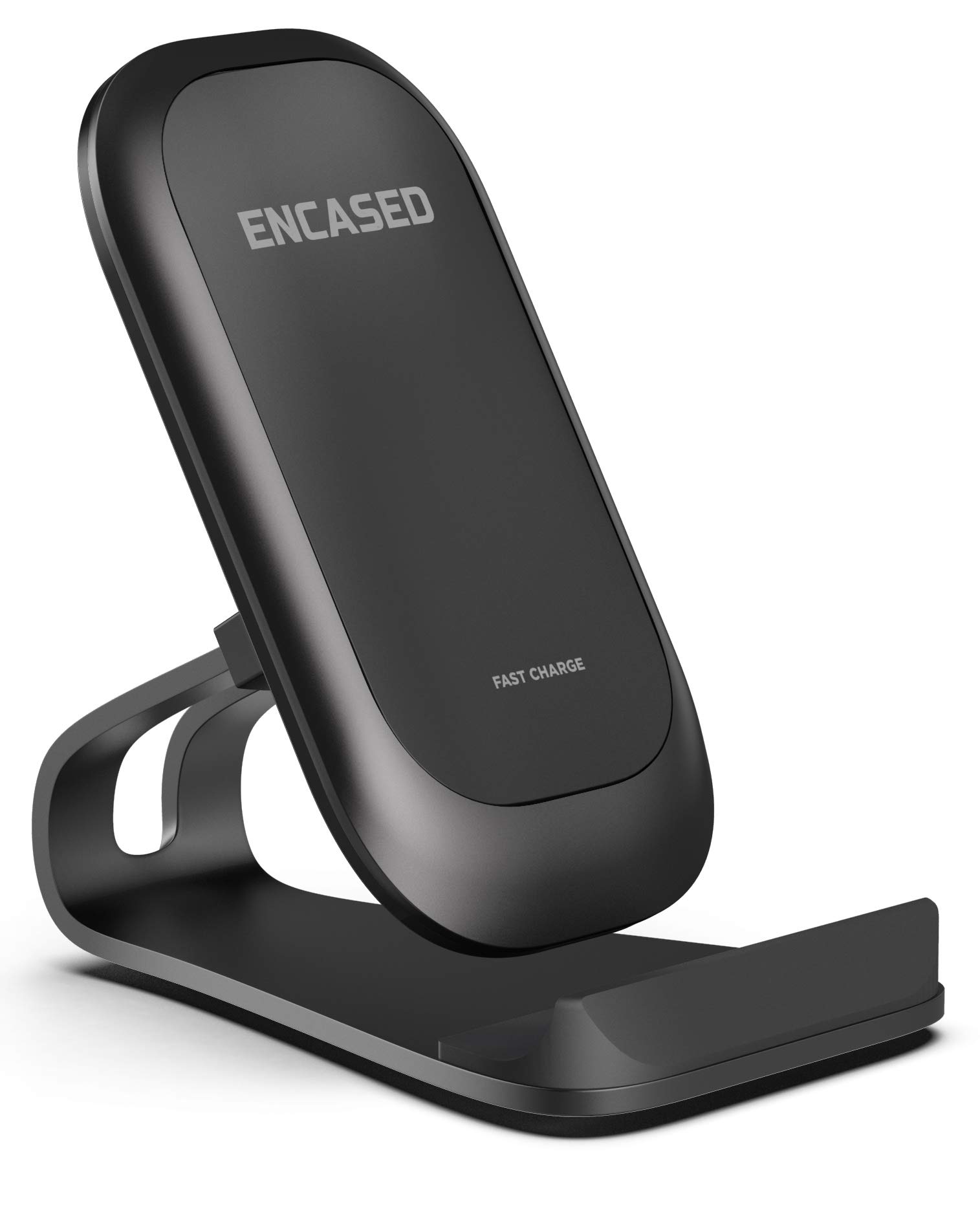 15W Fast Wireless Charger Stand - Qi-Certified for Samsung Galaxy & iPhone | Includes AC Adapter | Perfect for Home, Office & Travel Charging
