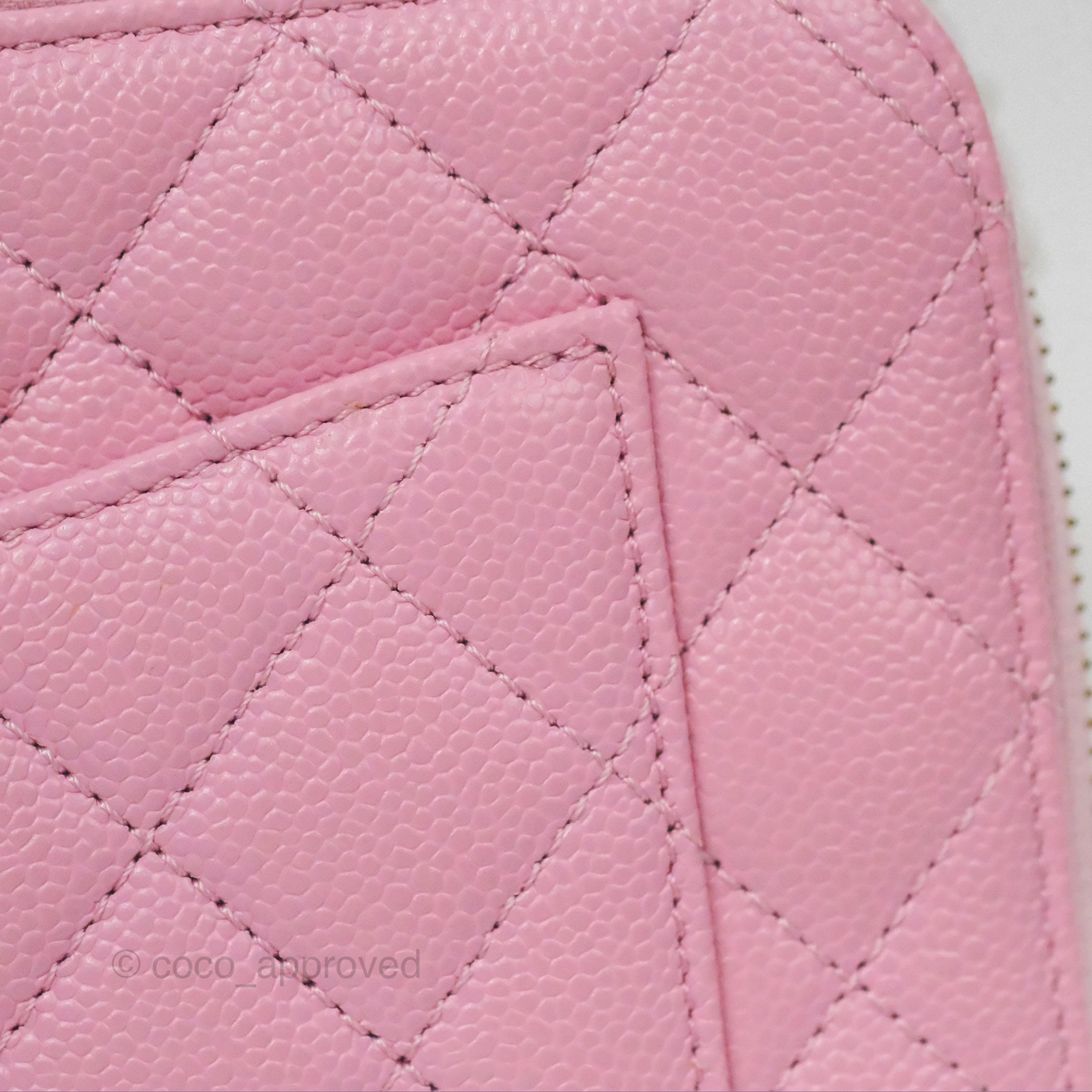 Chanel Caviar Quilted Small Vanity Case Handbag in Light Pink - Luxury Crossbody Bag for Women, Perfect for Date Night & Special Occasions