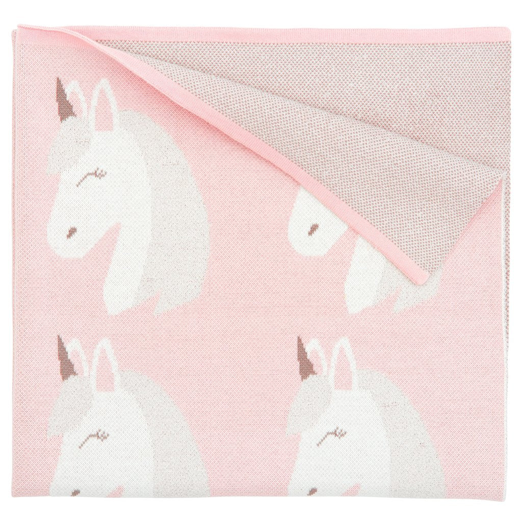 Soft Pink Unicorn Fleece Blanket for Kids & Adults - Cozy Plush Throw for Bedroom, Couch & Travel - Cute Gift for Girls & Boys