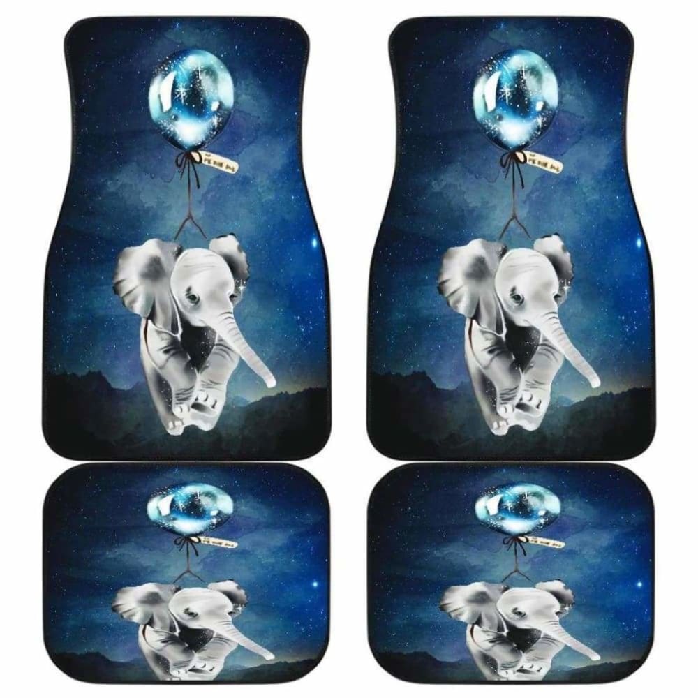 Non-Slip Baby Elephant Car Floor Mats - Waterproof & Durable All-Weather Protection for SUVs, Sedans & Trucks - Perfect for Family Road Trips & Daily Commutes