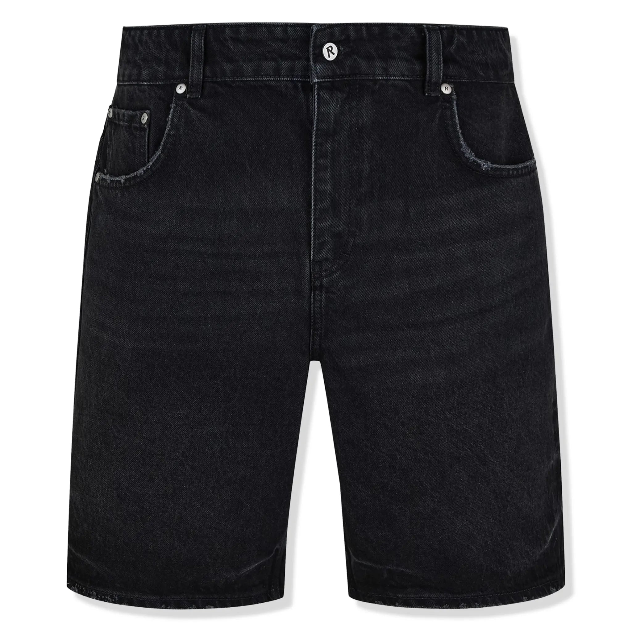 Represent Tailored Denim Black Shorts - High Waist Stretch Denim Shorts for Women | Perfect for Summer Outfits, Beach Vacations & Casual Street Style