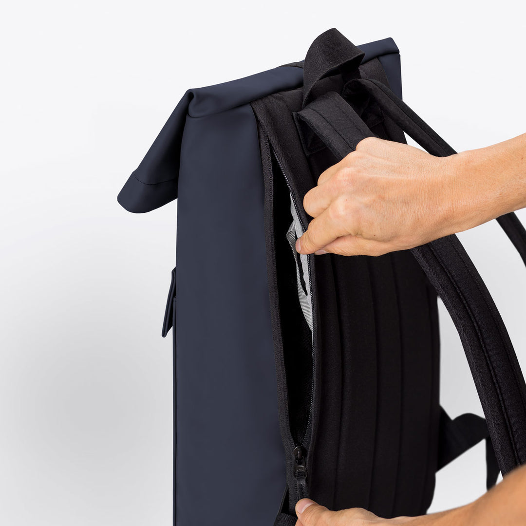 Ucon Acrobatics Jannik Medium Backpack - Dark Blue Water-Resistant Laptop Backpack for Work, Travel & School | Durable Everyday Carry Bag for Commuters & Students