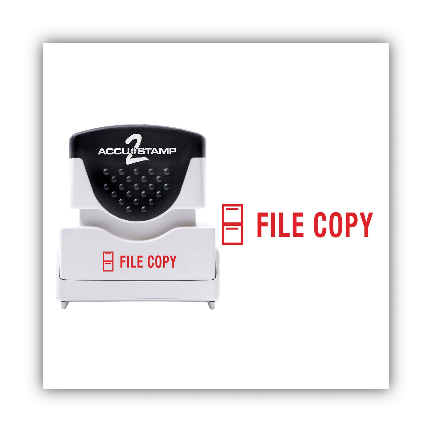 ACCUSTAMP2® Pre-Inked Shutter Stamp - Red 