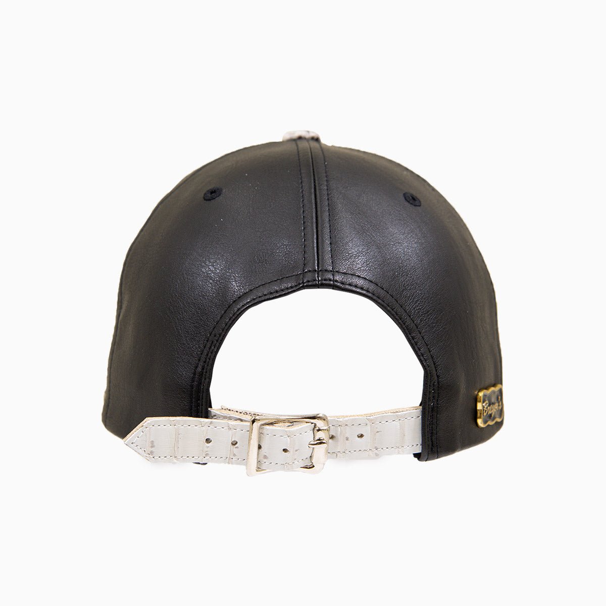 Breyer's Buck 50 Leather Cowboy Hat with Faux Snake Skin Visor - Western Style Hat for Men, Durable & Stylish for Rodeo, Outdoor Adventures & Country Fashion