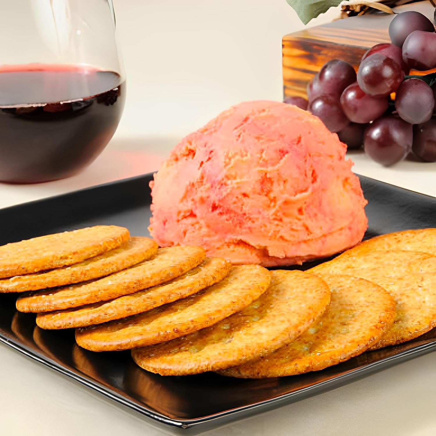 Deli Direct Port Wine Cream Cheese Spread - 15 oz (3 Pack) | Gourmet Cheese Dip for Chips, Crackers & Pretzels | Spreadable Flavored Cream Cheese for Parties, Snacks & Charcuterie Boards