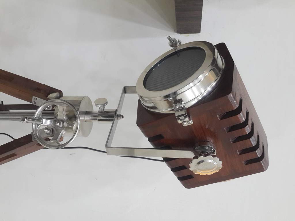 Nautical Wooden Table Lamp - Vintage Home Decor for Living Room & Bedroom
