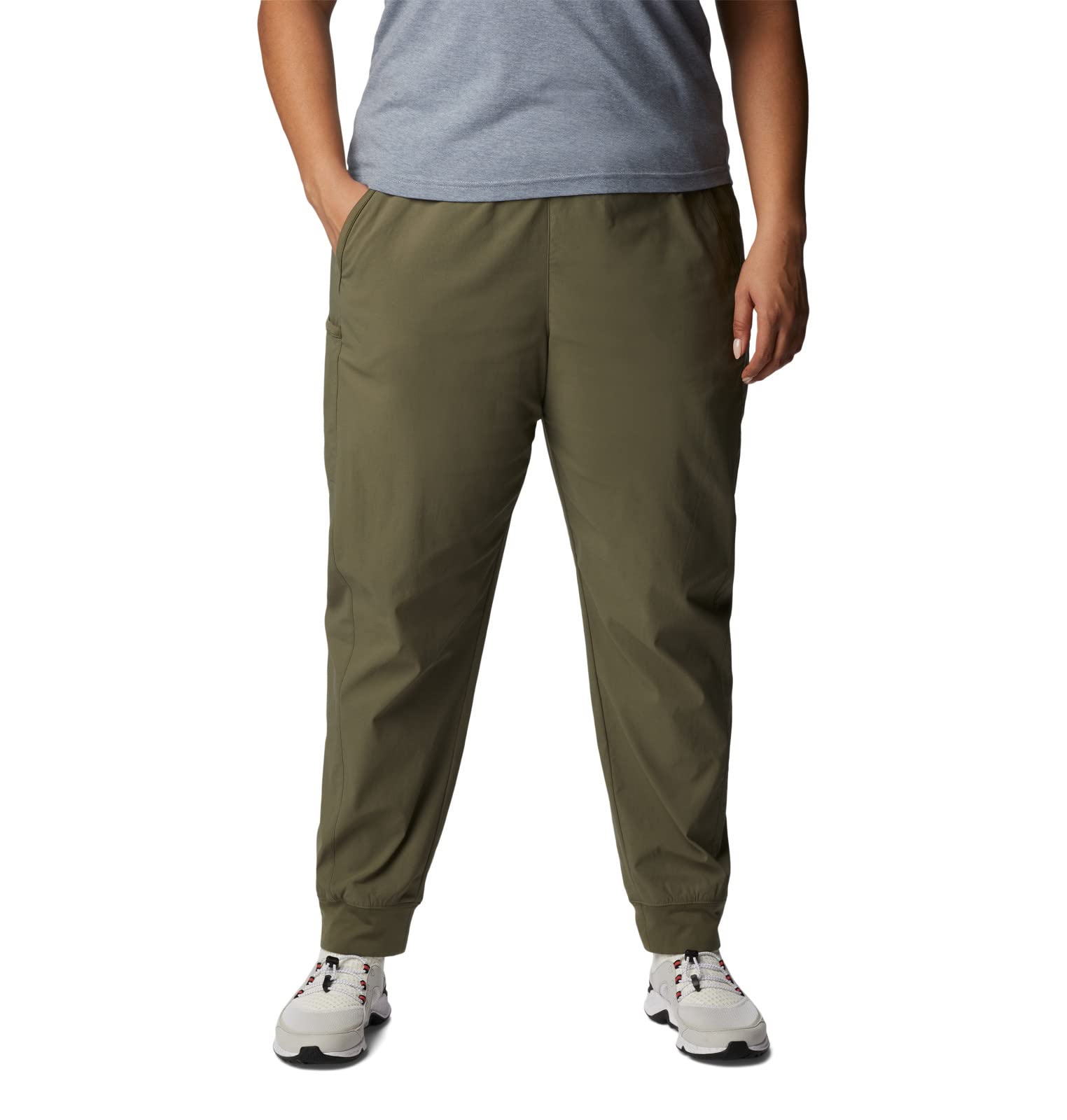 Columbia Women's Leslie Falls Jogger - Lightweight Water-Resistant Jogging Pants for Hiking, Yoga & Casual Wear - Perfect for Outdoor Adventures & Lounge Comfort