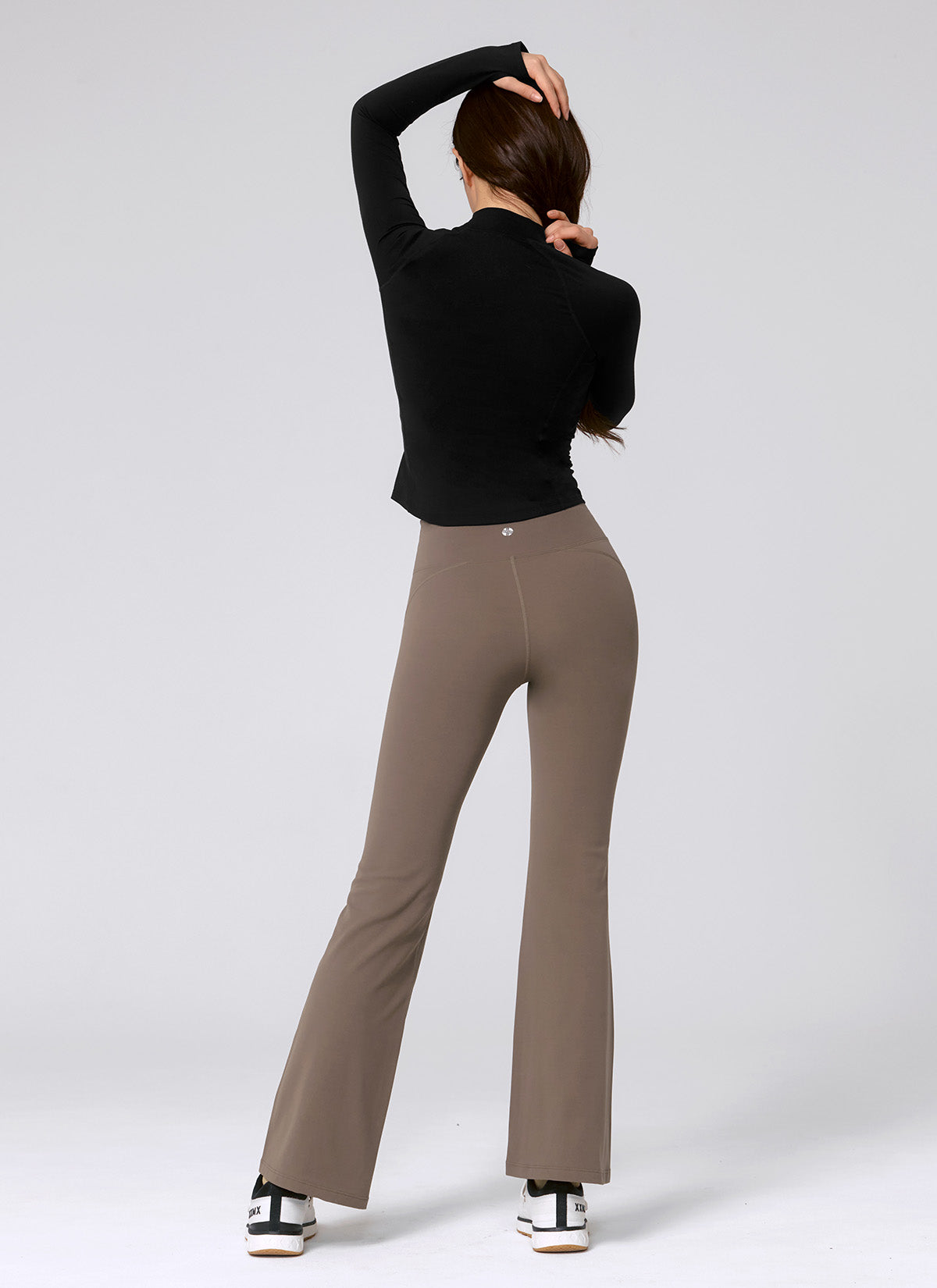 Black Label Signature Power Rise Fleece Bootcut Pants for Women - Soft Winter Warm Workout Yoga Lounge Pants - Perfect for Gym, Running, Travel & Relaxation