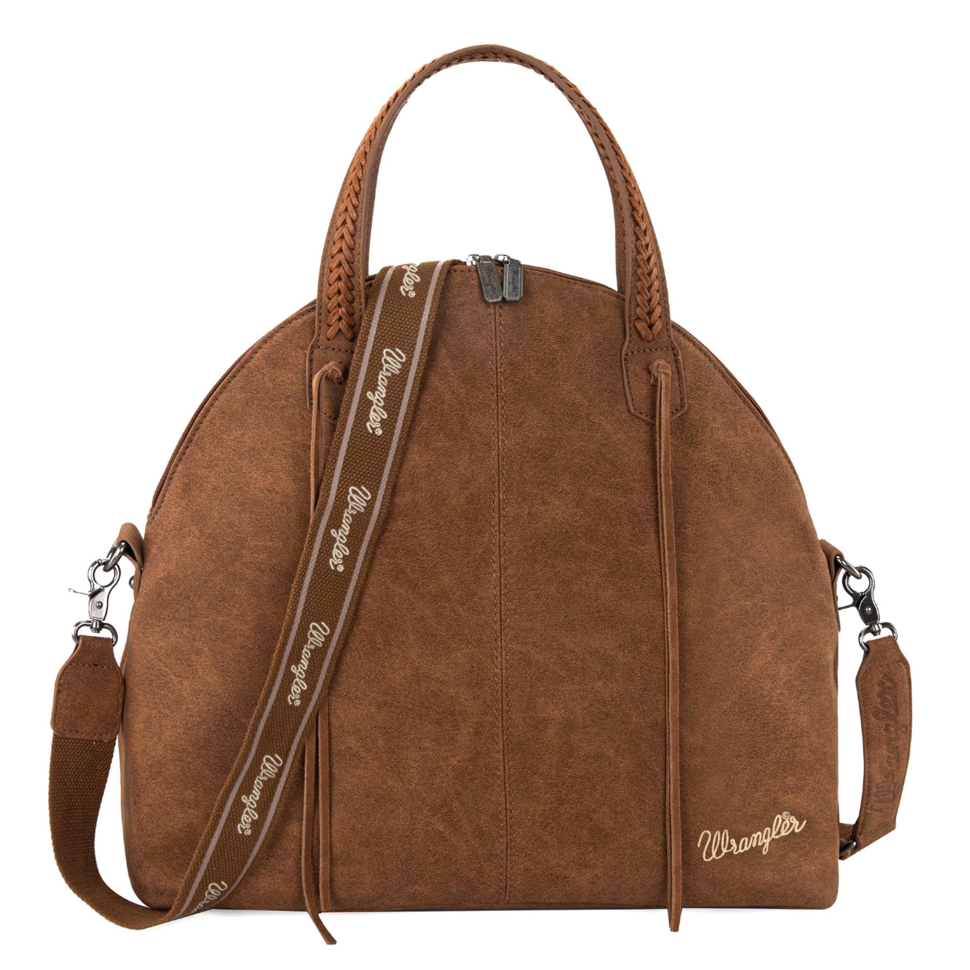 Wrangler Weekender Travel Bag - Casual Woven Top Handle Satchel & Boho Carry On Bag for Women & Men - Perfect for Weekend Trips, Work Commute & Airplane Travel