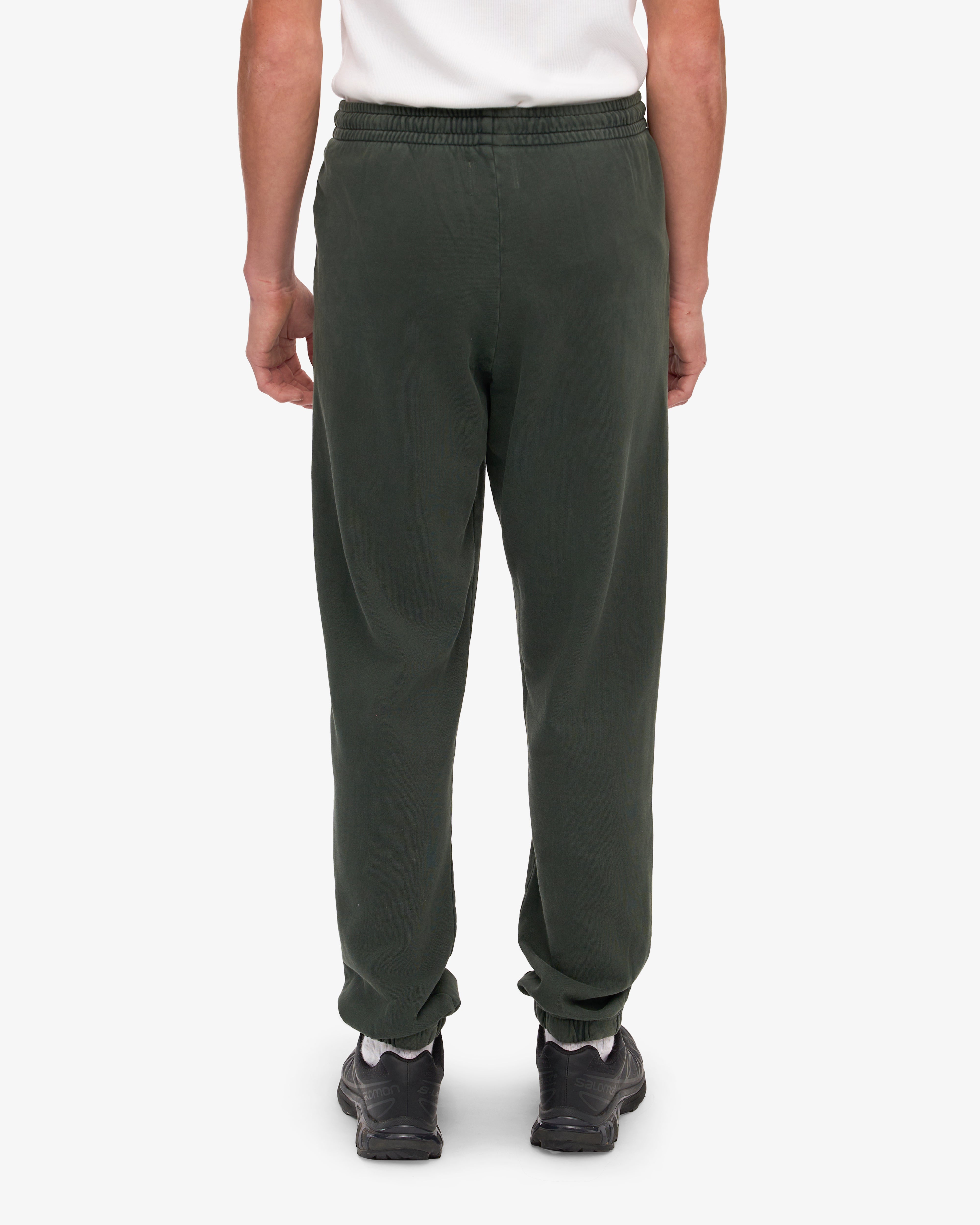 Organic Cotton Sweatpants for Women - Soft & Comfortable Midnight Forest Green Joggers - Perfect for Yoga, Lounge & Casual Wear