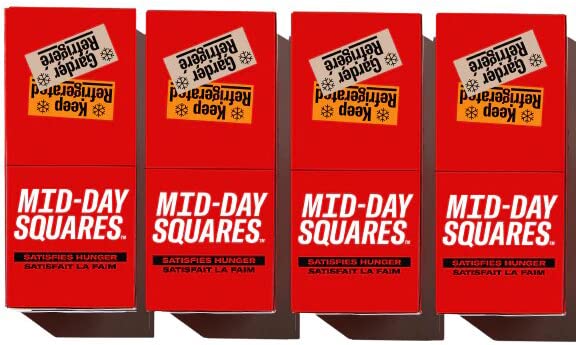 Mid-Day Squares Almond Crunch Protein Chocolate Bars – 1.16 Oz Each, 4 Packs (48 Squares) | High Protein Vegan Snack with 6g Plant Protein, 4g Fiber | Gluten-Free, Dairy-Free, Real Chocolate | Perfect for Workouts, Hiking & Healthy On-the-Go Snacking