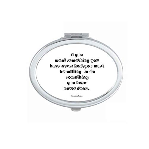 DIYthinker Inspirational Quote Mirror - Portable Folding Double-Sided Makeup Mirror with Stand for Home, Travel & Vanity (Motivational Quotes) - Perfect for Makeup Application, Skincare Routine and Home Decor