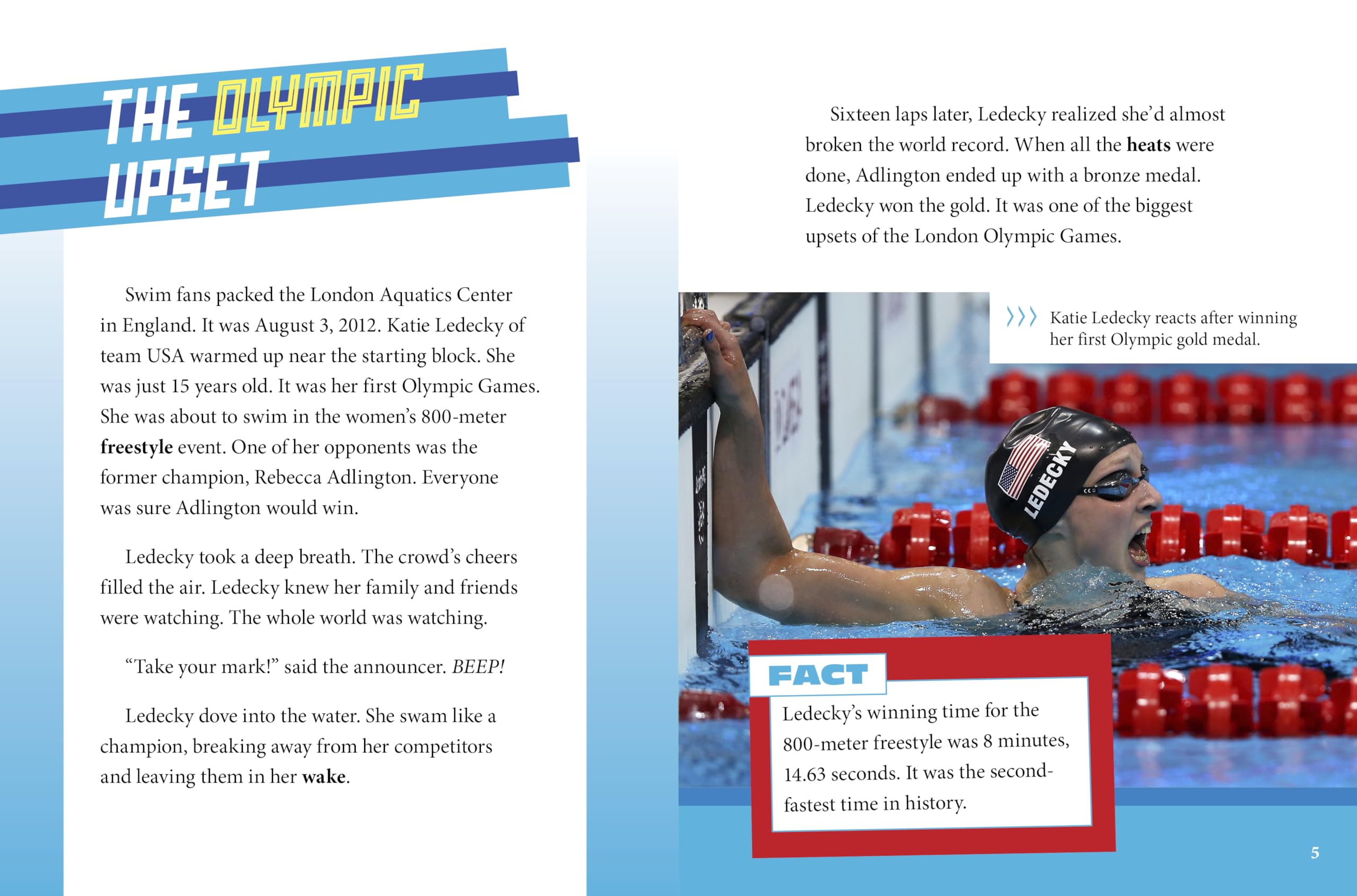 Katie Ledecky: Olympic Swimming Champion Biography Book for Kids | Sports Illustrated Stars of Sports | Inspiring Gift for Young Athletes & Swimming Enthusiasts