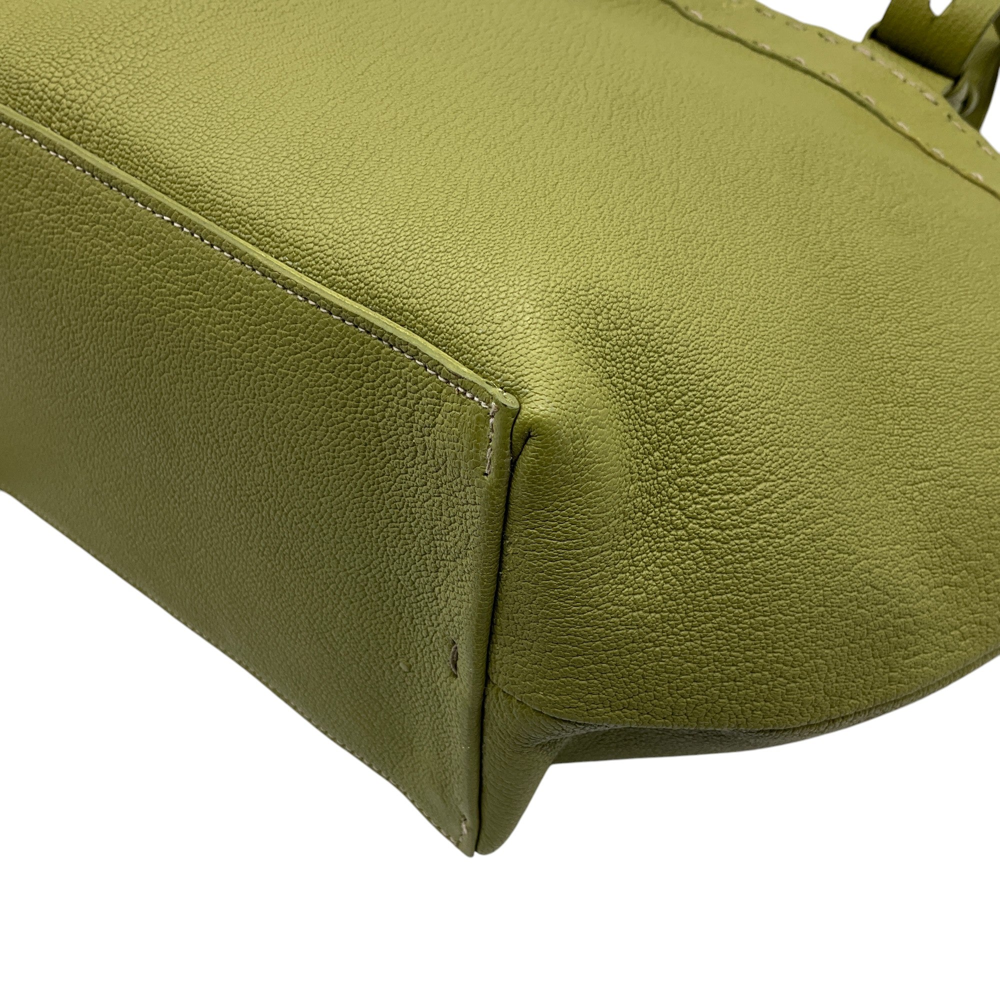 Henry Beguelin Genuine Green Leather Medium Jar Bag - Stylish Handbag for Women, Perfect for Work, Travel & Everyday Use