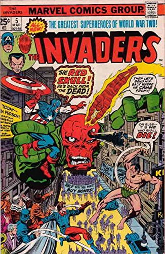 Marvel Comic Book Invaders #5 FN by Jack Kirby for Collectors & Fans