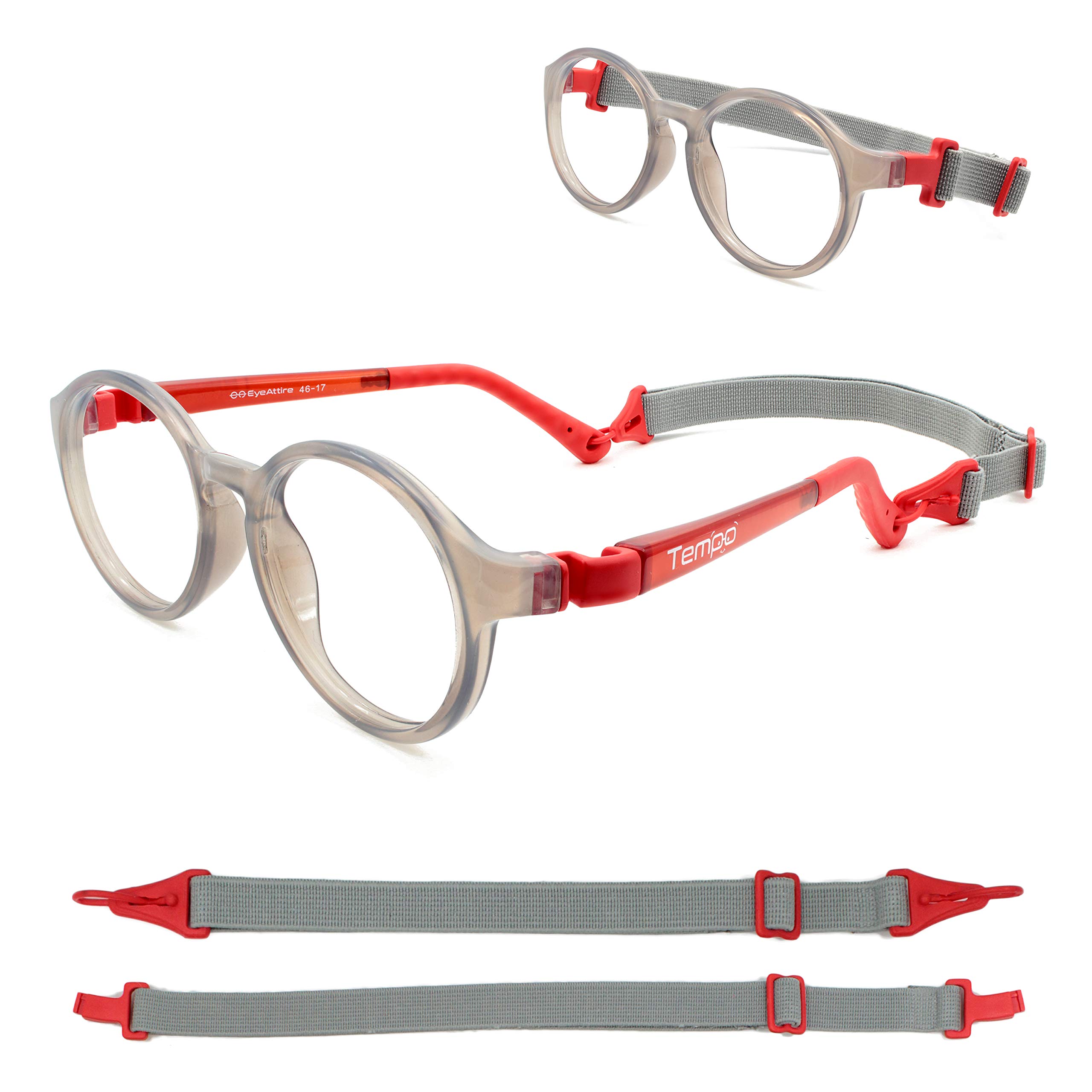 Unbreakable Kids Glasses - Flexible & Durable Children's Eyewear for Active Lifestyles - Perfect for School, Sports, and Outdoor Play - Tempo 3001