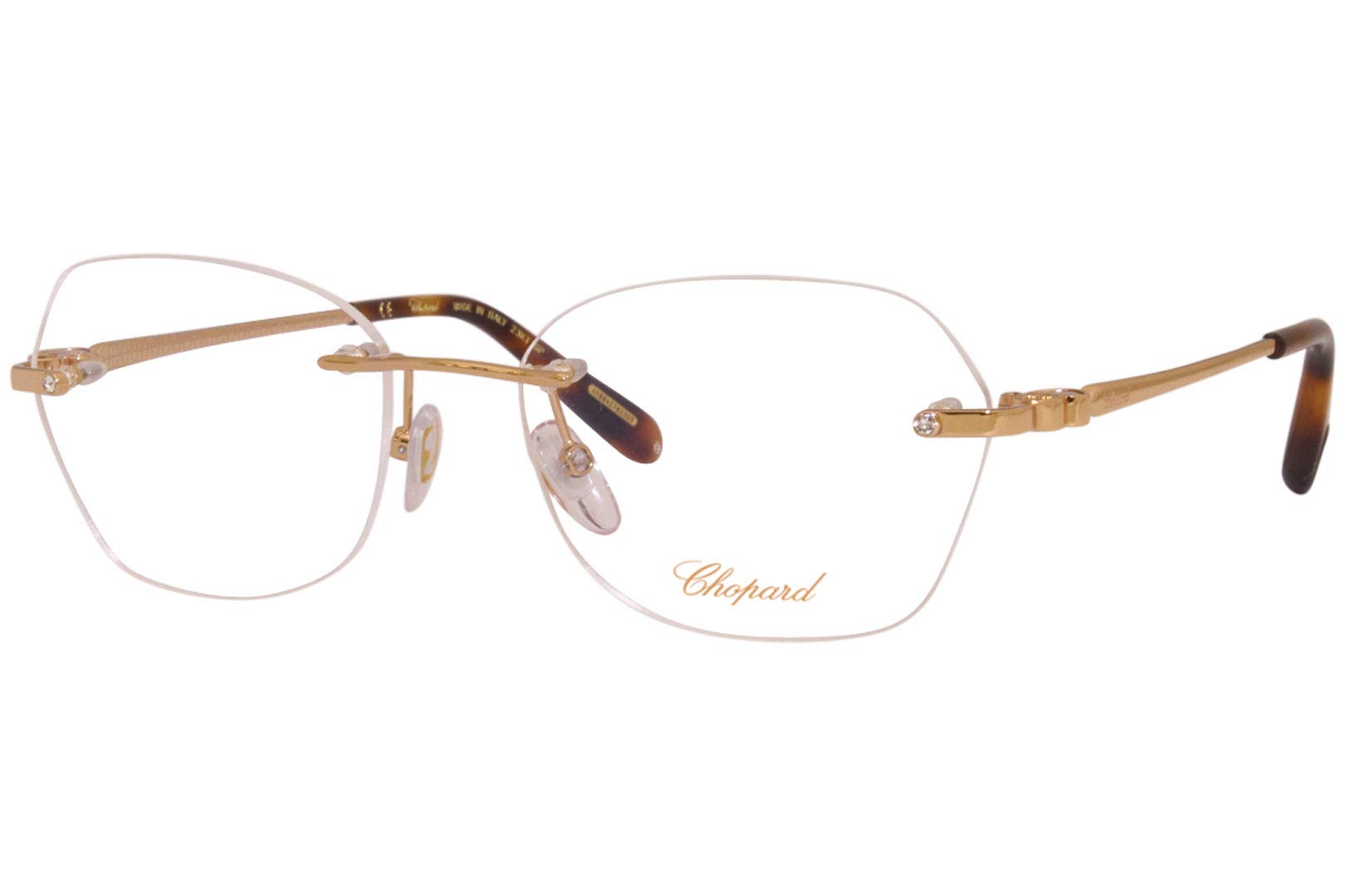 Chopard VCHD 80 S Rose Gold Eyeglasses Frame - Luxury Designer Optical Glasses for Women & Men | Perfect for Office, Reading & Fashion Accessories
