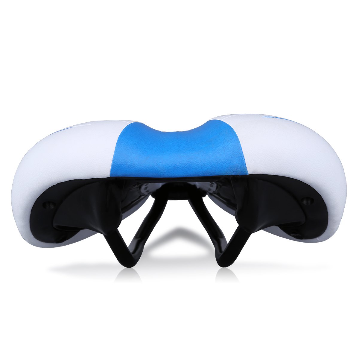 Breathable Comfortable Mountain Bike Saddle with Central Relief Zone - Ergonomic Design for Road & MTB Cycling - Perfect for Long Distance Rides and Commuting