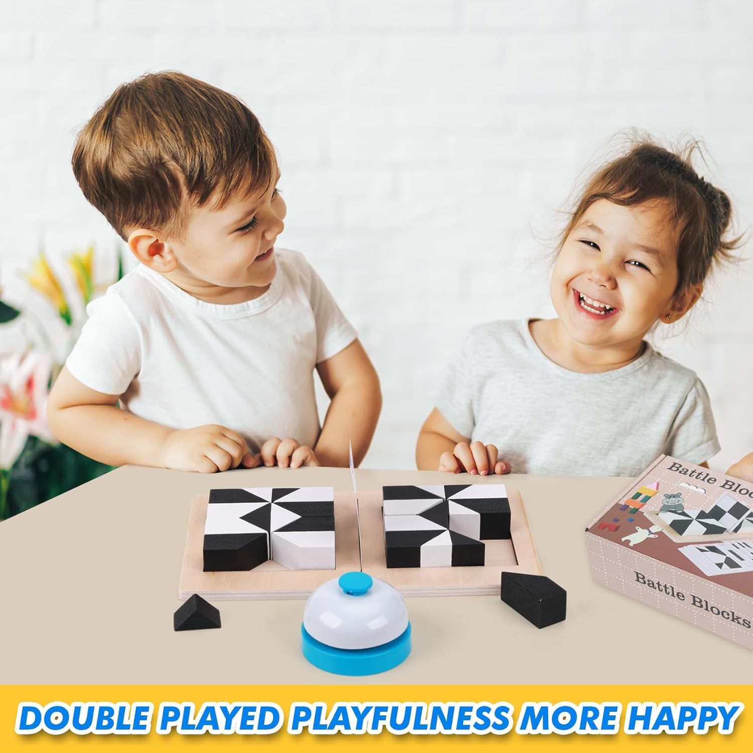 Brain Teaser Puzzle Game - 80 Challenge Wooden Blocks Logic Toy for Kids & Teens | STEM IQ Test Mind Game | Educational Birthday Gift & Stocking Stuffer for Boys & Girls | Perfect for Family Game Night & Classroom Learning Activities