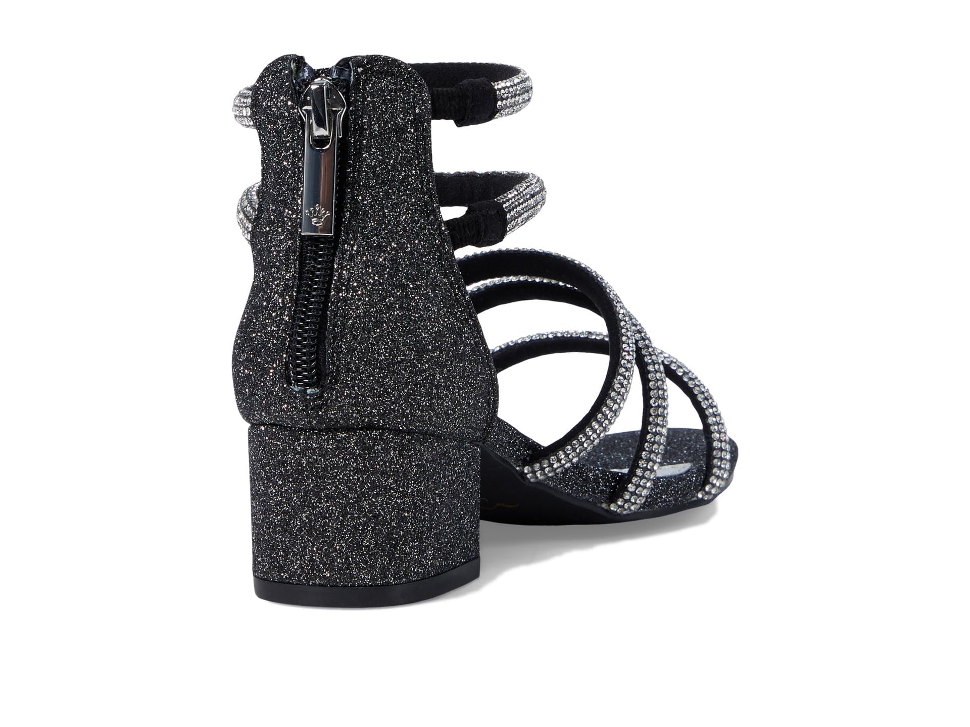 NINA Girls' Sparkle Glitter Sneakers for Toddler & Kids - Comfortable Lightweight Shoes for School, Play & Everyday Wear
