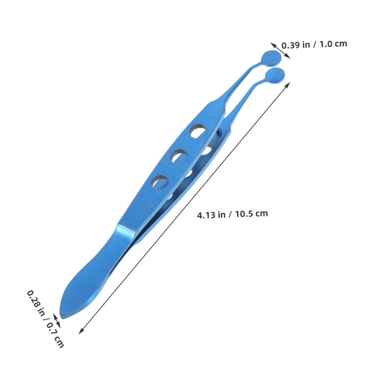Titanium Alloy Meibomian Gland Forceps - Professional Eyelid Tweezer & Compressor Tool for Stye Treatment, Eye Care & Gland Expression - Perfect for Ophthalmologists & Home Use
