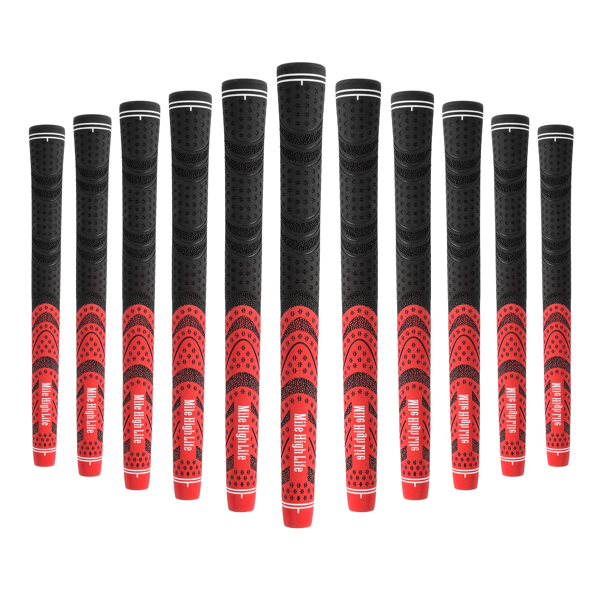 Premium Non-Slip Rubber Golf Grips - 3 Pack or 13 Pack Multi-Compound Golf Club Grips for Men & Women | Improve Swing Control & Comfort | Perfect for Driving Range, Course Play & Golf Training