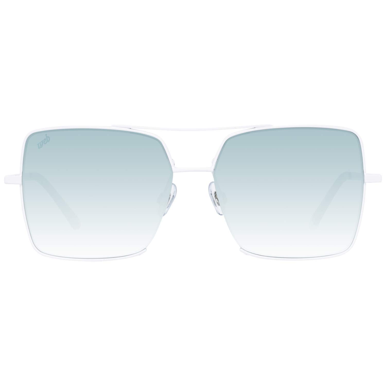 Unisex WE0210 21P 57 Optical Glasses Frames for Men & Women - White (BiancoVerde Gradient) - Lightweight Eyewear for Work, Reading & Fashion