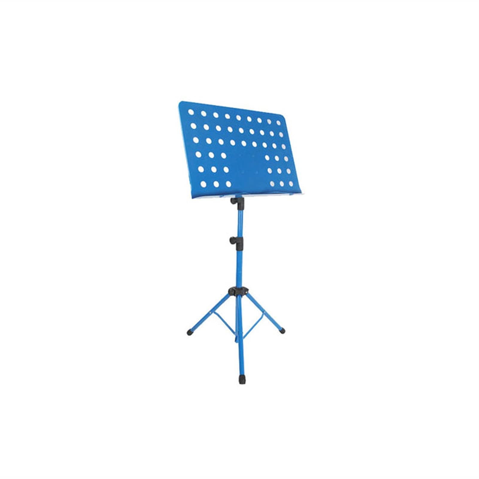 Portable Folding Music Stand - Adjustable Height Sheet Music Holder for Guitar, Violin, Guzheng - Universal Book & Score Shelf (Blue) | Perfect for Home Practice, School Performances & Outdoor Concerts