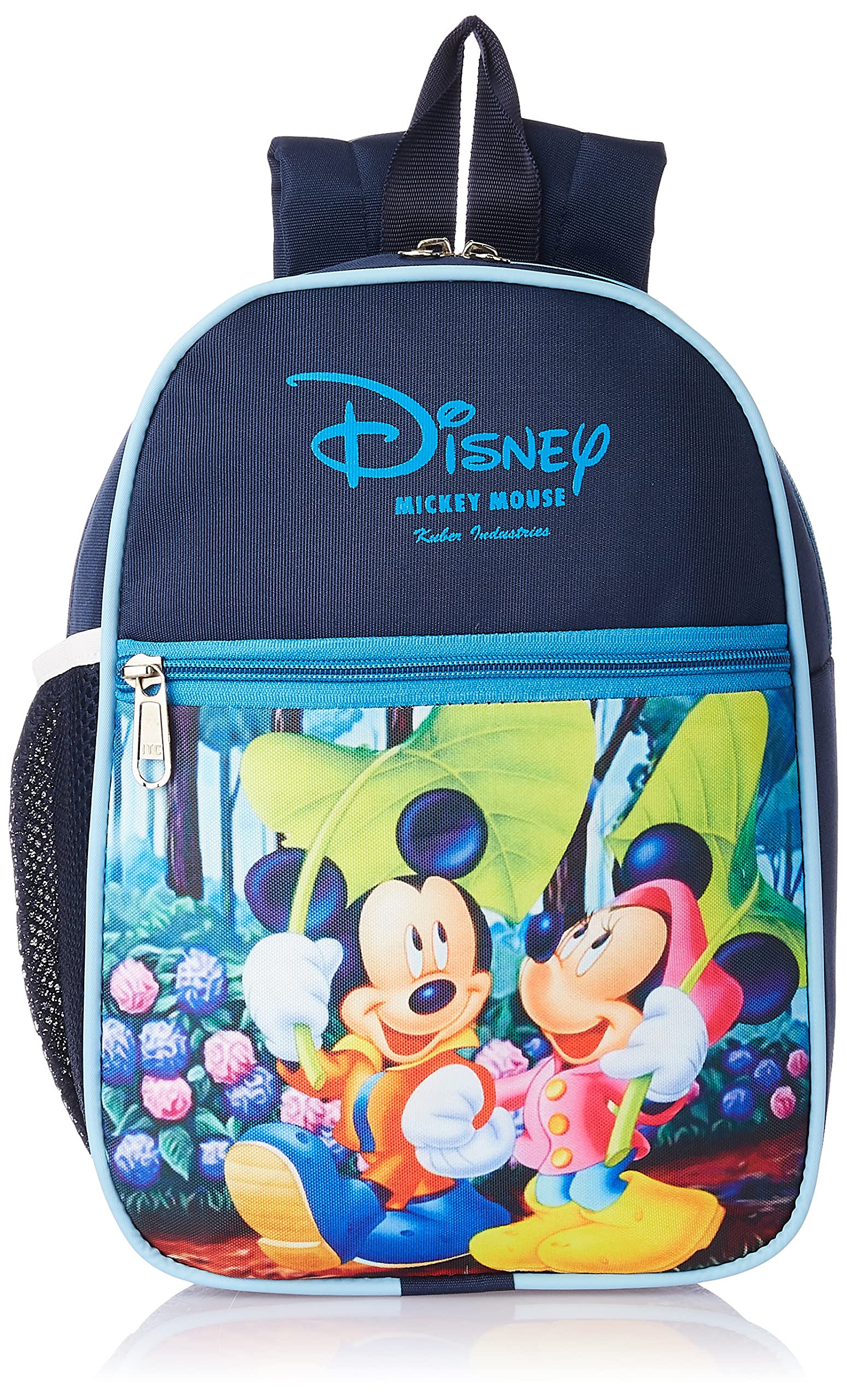Disney Mickey Mouse & Minnie Mouse Unisex Backpack for Kids - Blue School Bag for Boys & Girls | Lightweight Durable Bookbag for School, Travel & Daily Use