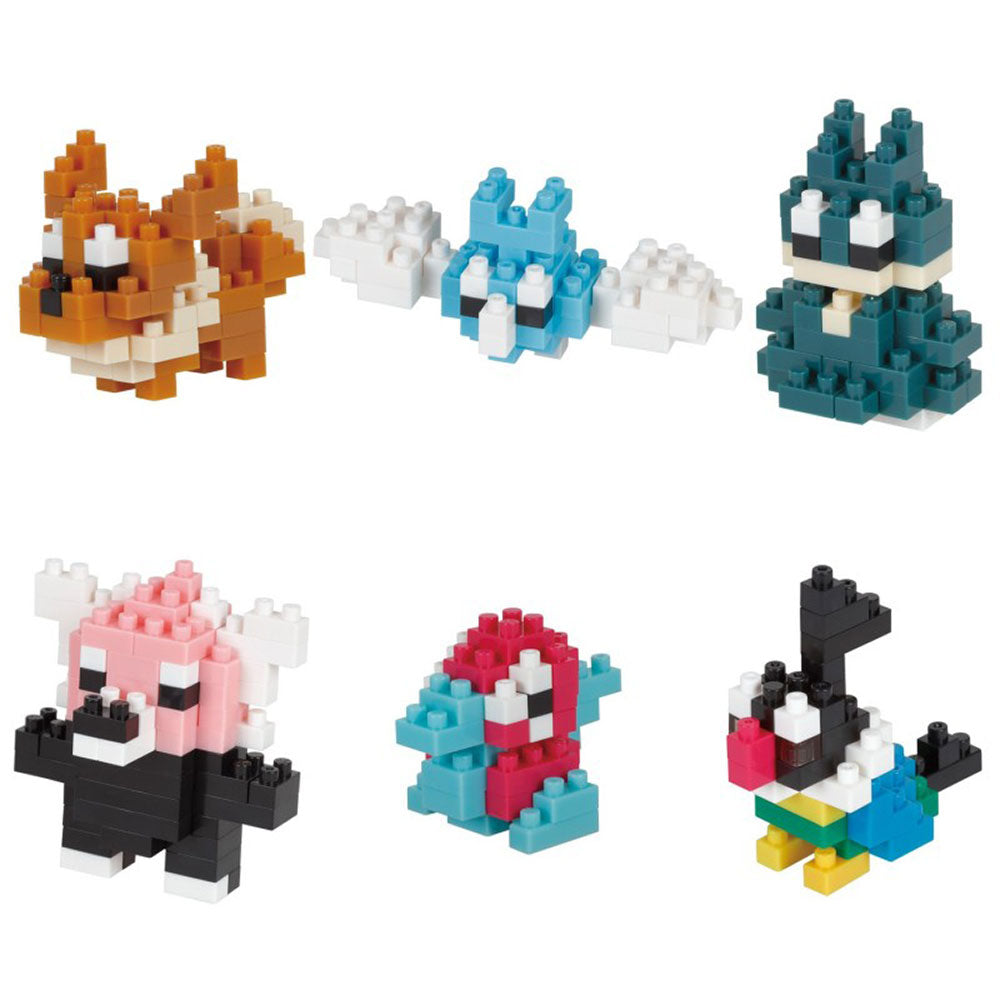 Nanoblock Pokemon Mininano Normal NBMC 14B - Mini Building Blocks Set for Pikachu & Pokemon Fans - Perfect for Collectors, Gifts & Creative Play