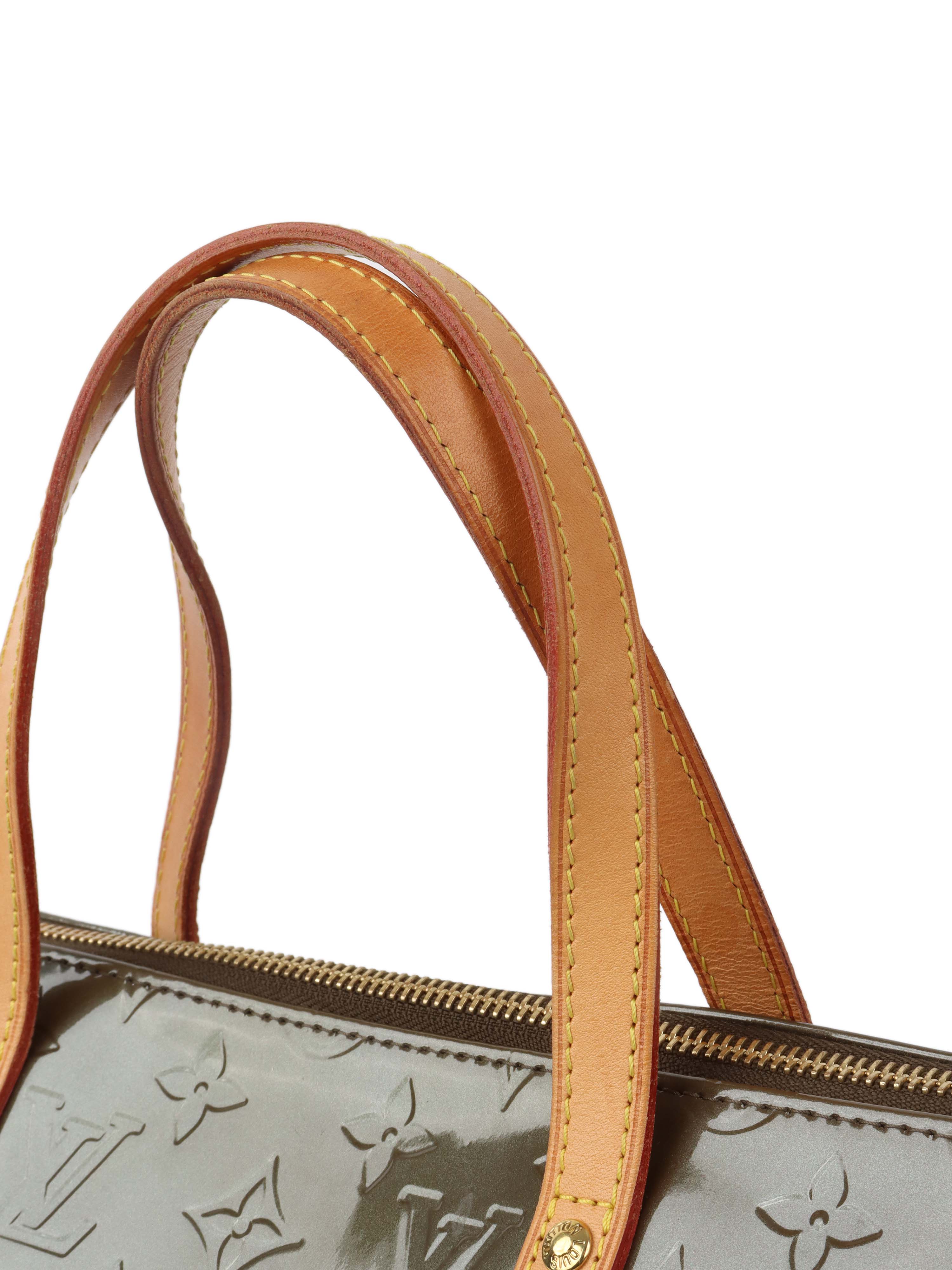 Authentic Louis Vuitton Vernis Bellevue Patent Leather Handbag - Luxury Designer Shoulder Bag for Women, Perfect for Work, Evening Events & Travel Accessories