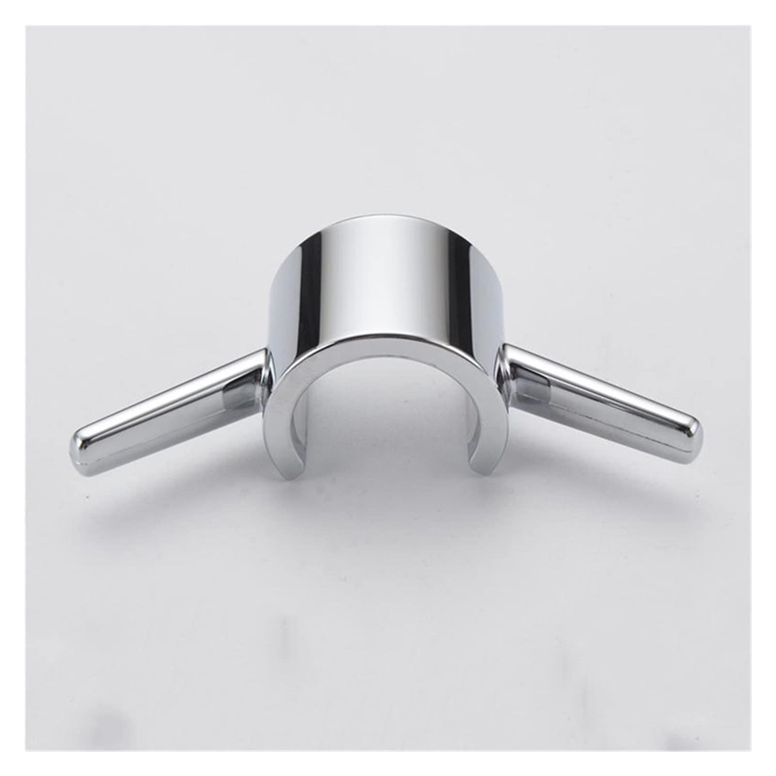 Stainless Steel Shower Rod Towel Hook - Bathroom Organizer for Towels, Robes & Loofah - Space Saving Storage Solution for Showers, Bathrooms & Dorm Rooms