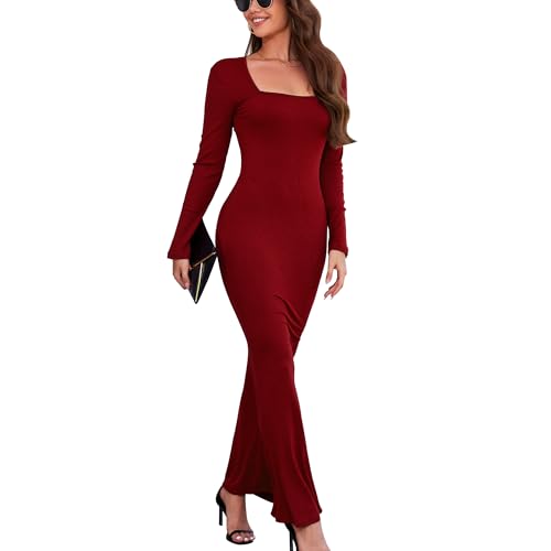 Wine-long Sleeve