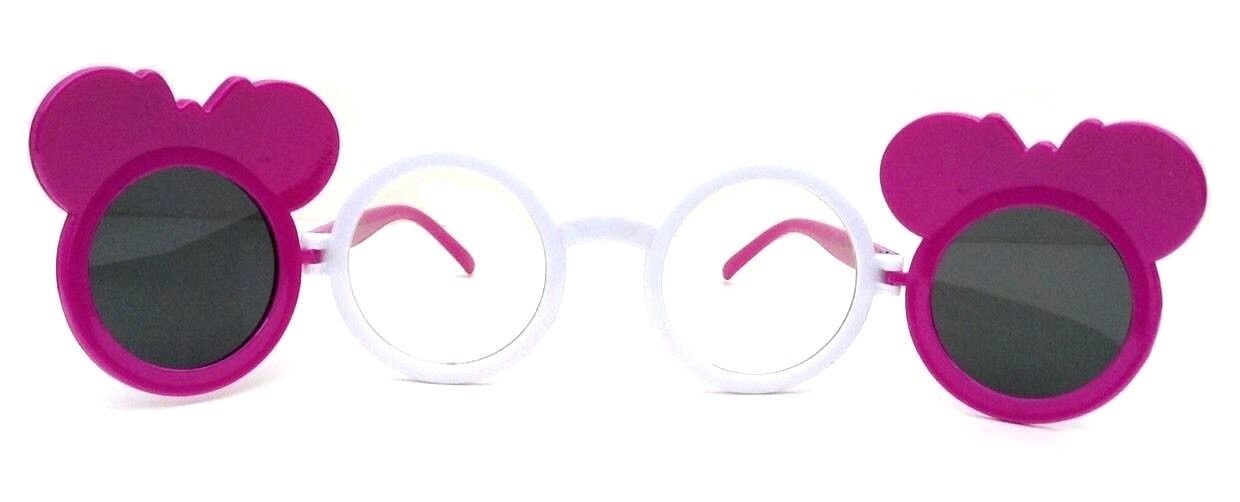 Trendy Purple & White Mouse Ears Flip Out Sunglasses - Fun & Stylish Disney Inspired Sunglasses for Women & Girls - Perfect for Theme Parks, Costume Parties & Disney Vacations