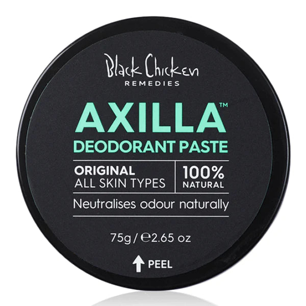 Natural Black Chicken Axilla Deodorant Paste - 75g Organic Underarm Care for Women & Men - Long-Lasting Odor Protection for Gym, Work & Daily Use