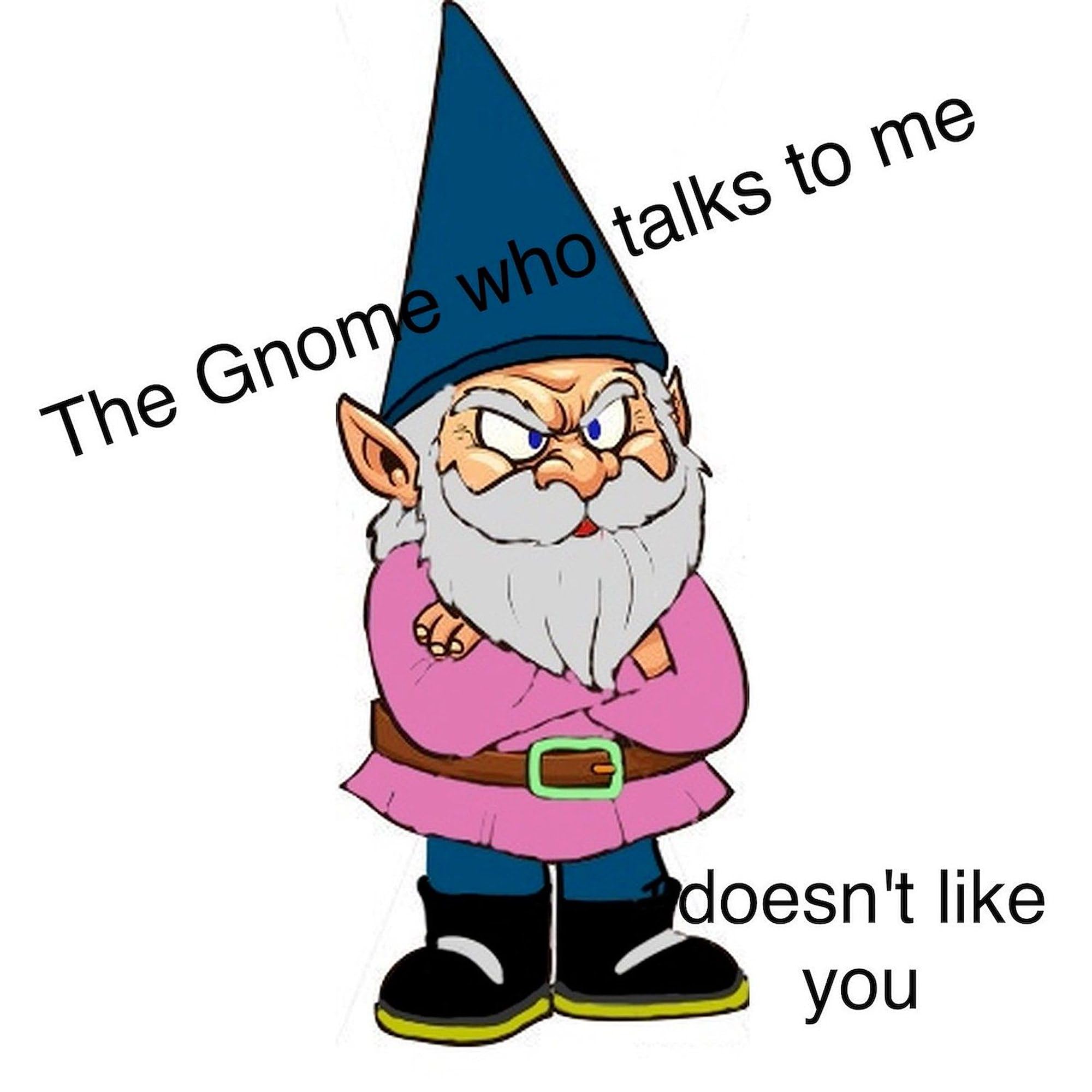 Gnome Like You 3x3 Square Sticker - Durable Vinyl Bumper Decal for Cars, Laptops & Windows | Funny Garden Gnome Car Accessories for Outdoor Enthusiasts