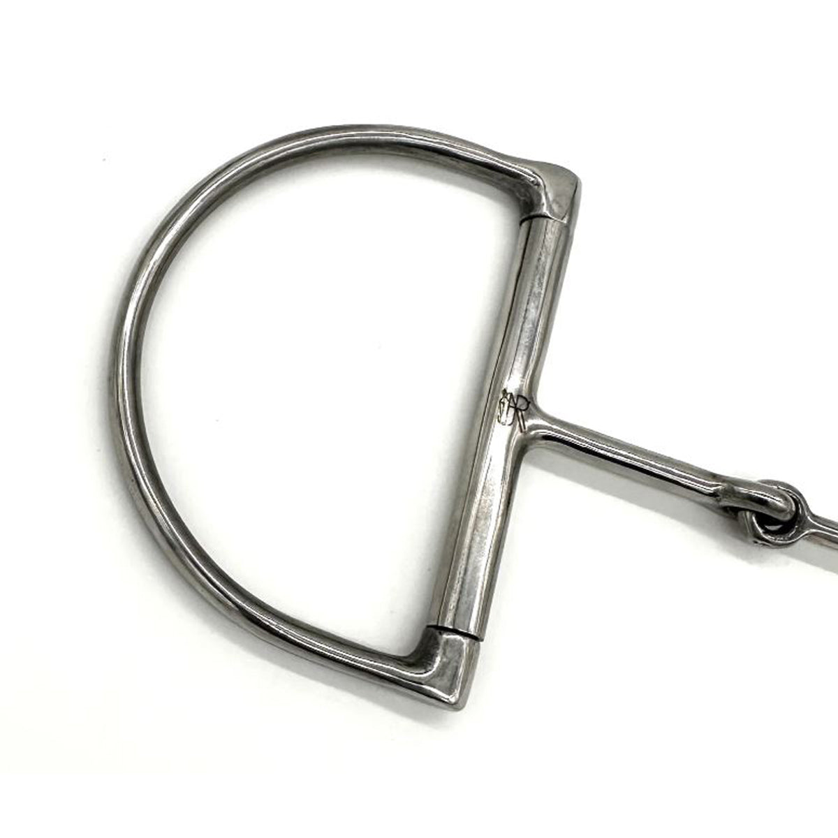 AJR Super Slim Dog Bone Dee Bit - Lightweight & Comfortable Horse Bit for Training & Show - Perfect for Dressage, Jumping & Trail Riding