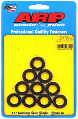 ARP M12 ID x .875 OD Black Oxide Washers (10-Pack) - Heavy Duty Fasteners for Automotive, Industrial & Machinery Applications