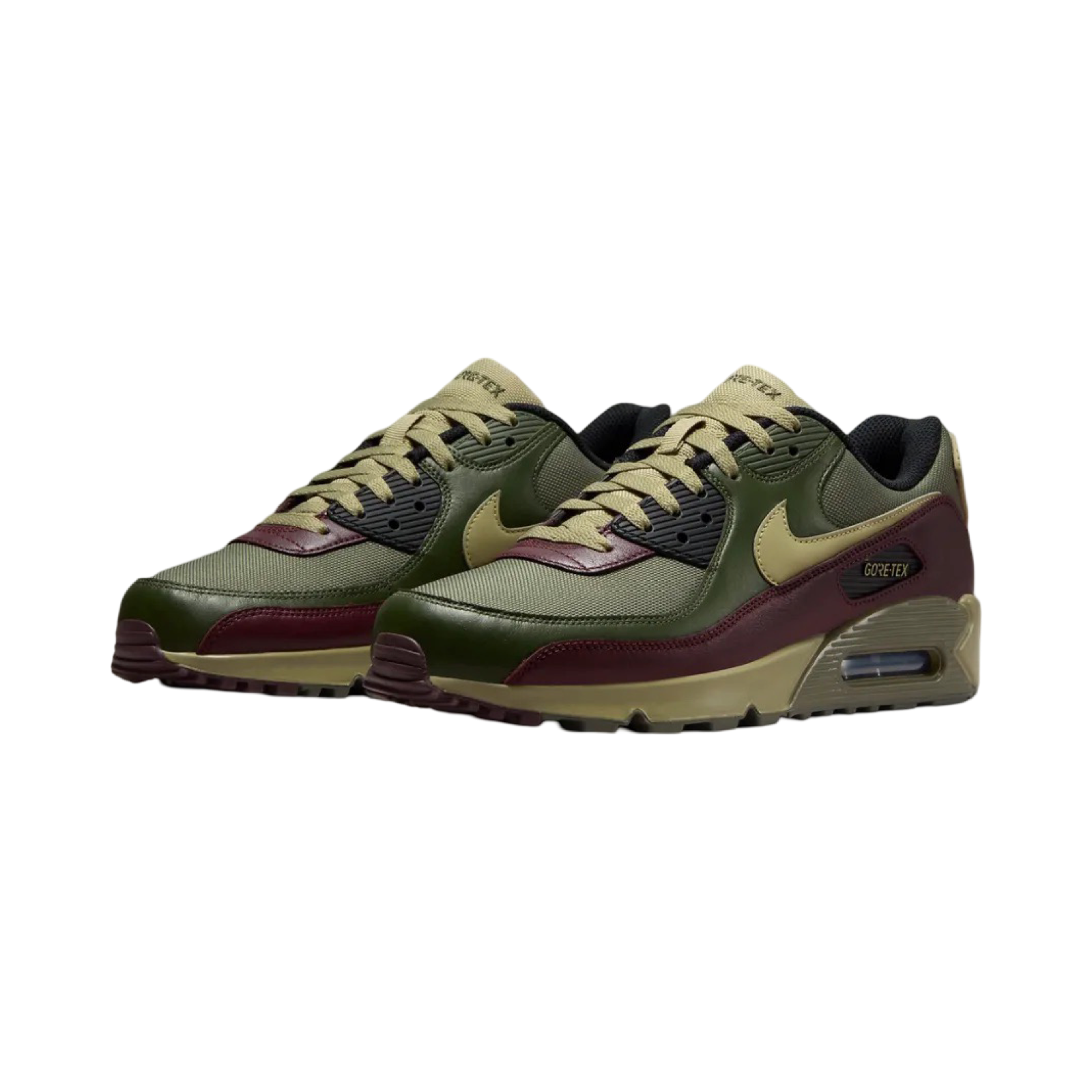 Nike Air Max 90 Gore-Tex Sneakers - Waterproof Running Shoes for Men in Medium Olive Neutral - Perfect for Outdoor Activities & Urban Commuting