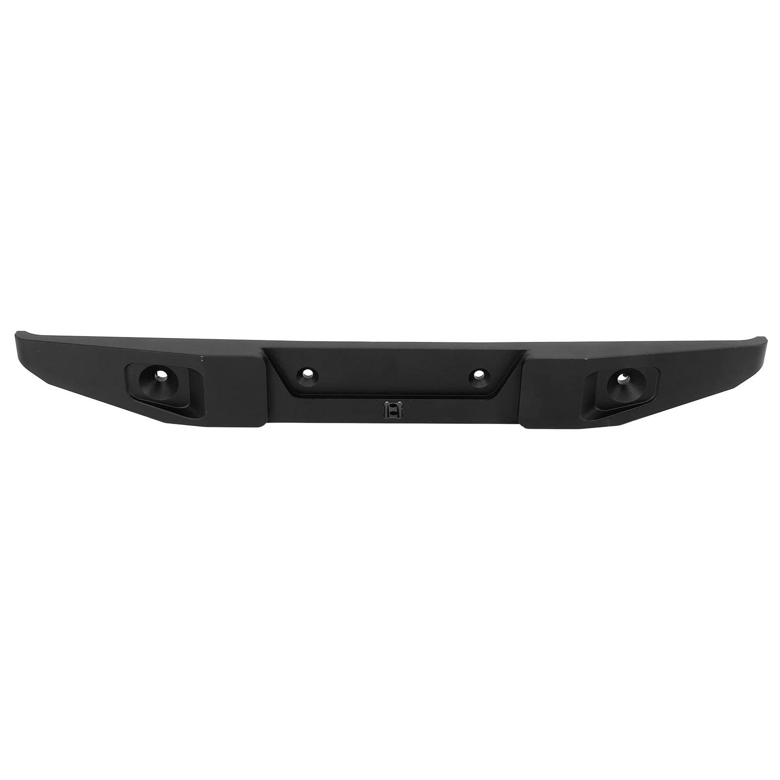Flexible Aluminum Alloy RC Rear Bumper Mount for 1/6 Scale Crawler Cars - Durable Upgrade Part & Accessory (Black) | Perfect for Off-Road RC Crawler Vehicle Protection & Customization