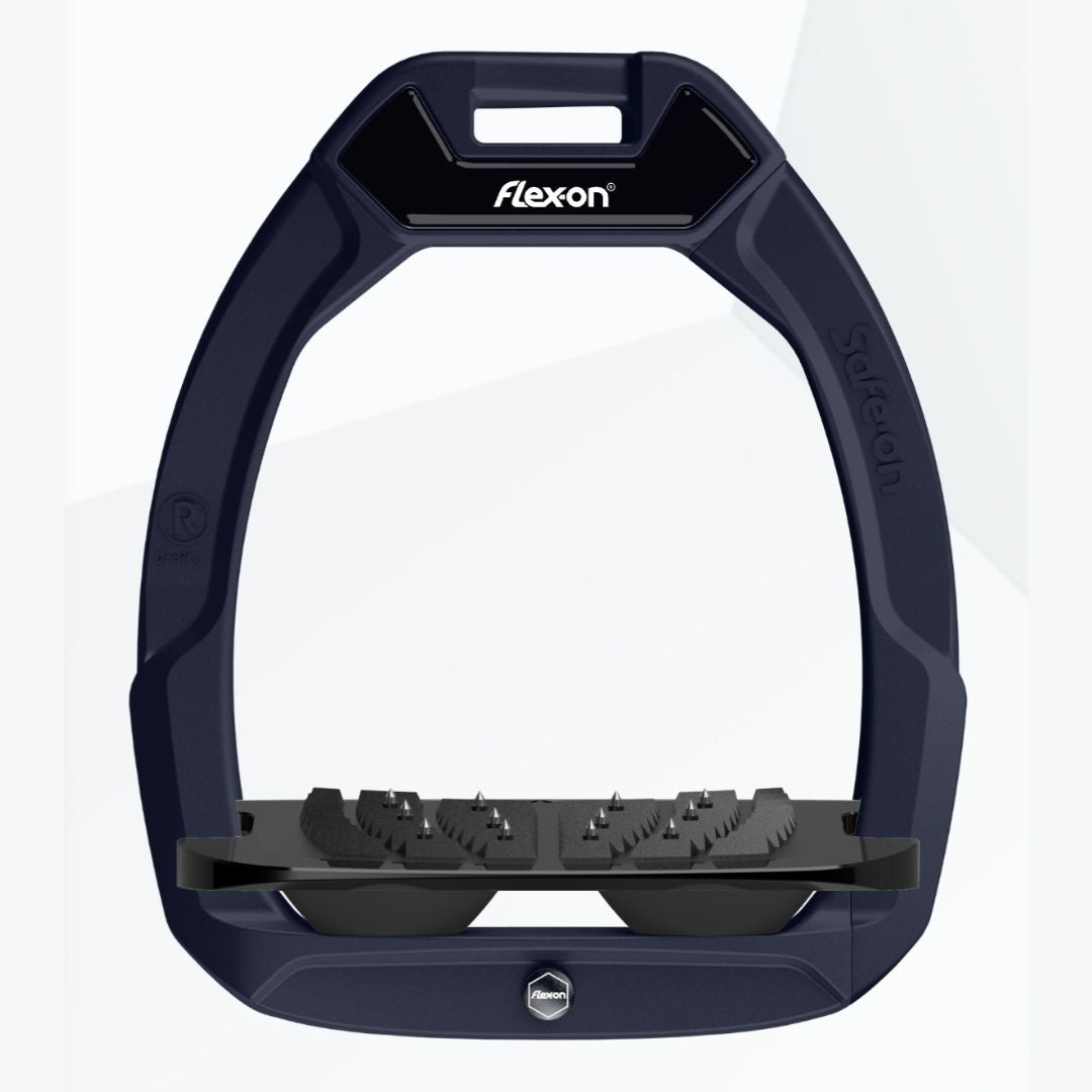Customizable Flex on SafeOn Safety Stirrups - Adjustable & Secure Horse Riding Stirrups for Equestrians - Perfect for Trail Riding, Dressage & Jumping