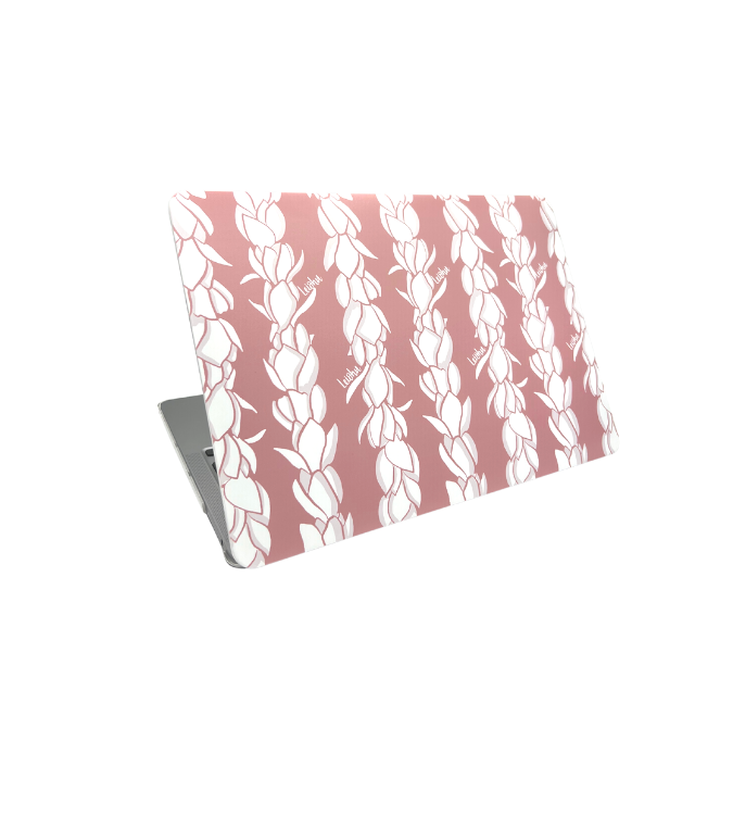 Pikake Lei MacBook Hardshell Case - Durable Protective Cover for MacBook Air/Pro - Perfect for Travel, Work & School
