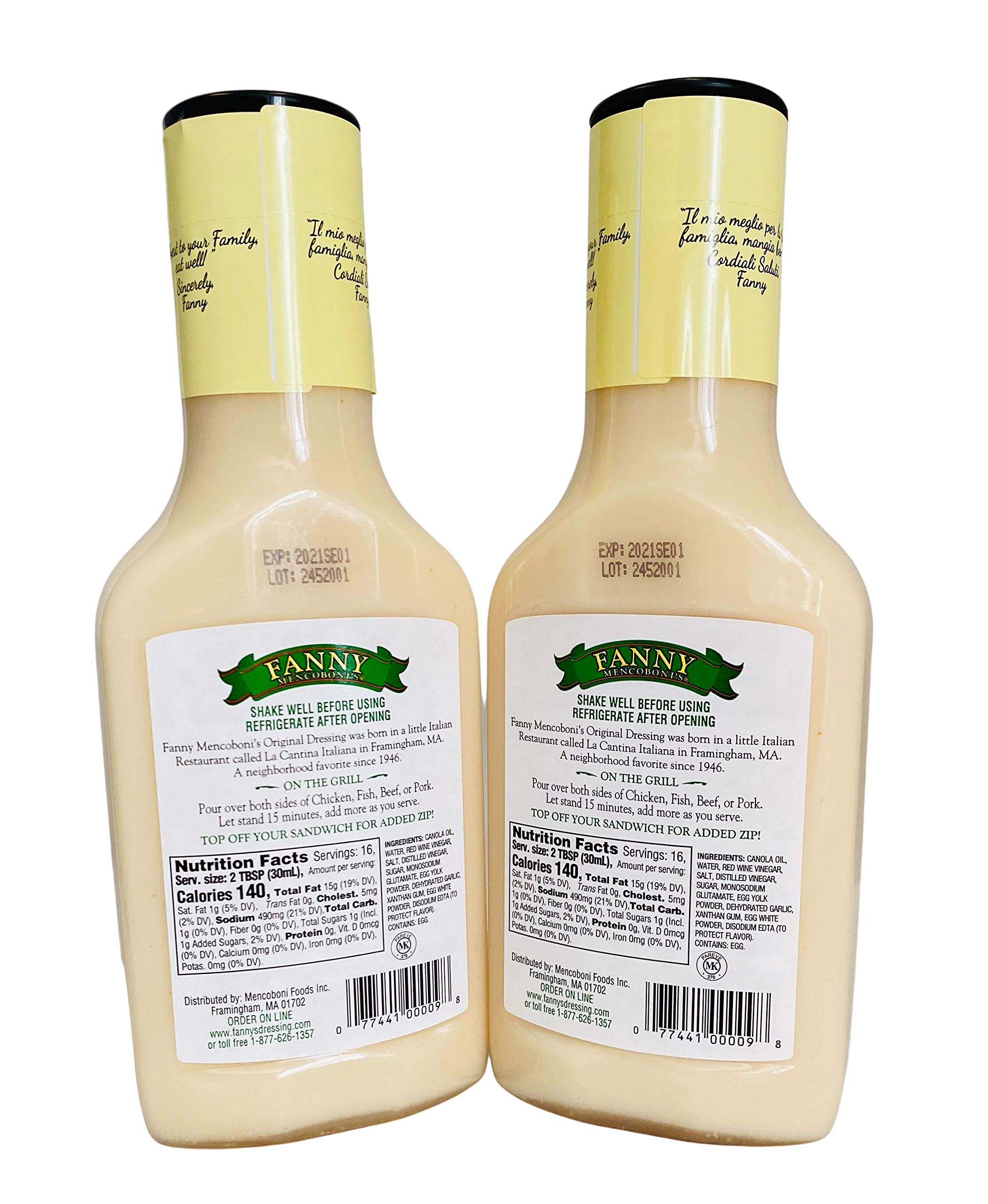 Premium Fanny House Blend Italian Dressing - 2 Pack Bundle | Authentic Italian Flavor for Salads, Marinades & Dipping Sauces