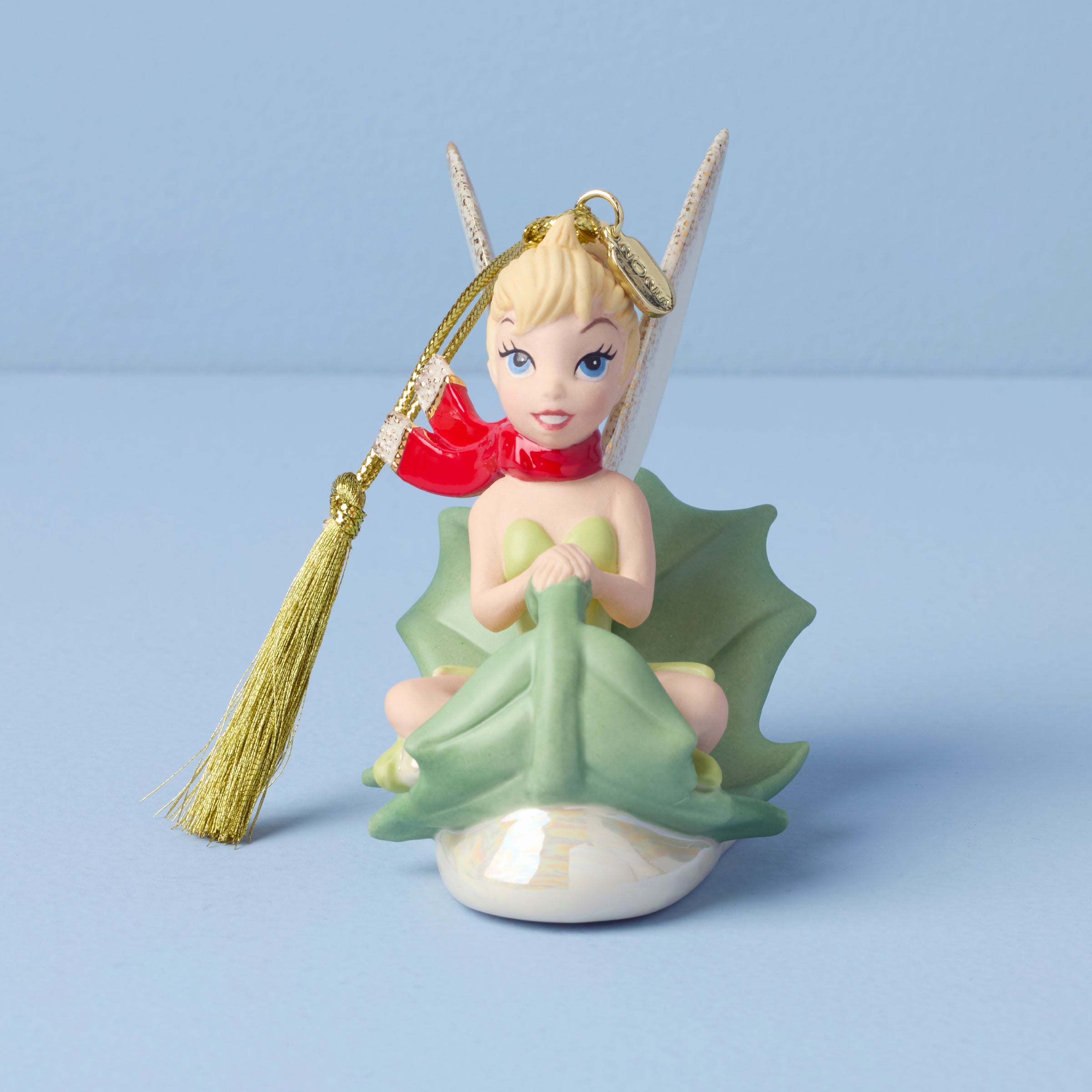 2025 Tinker Bell Christmas Sledding Ornament - Disney Fairies Holiday Tree Decoration for Xmas Gifts & Winter Home Decor