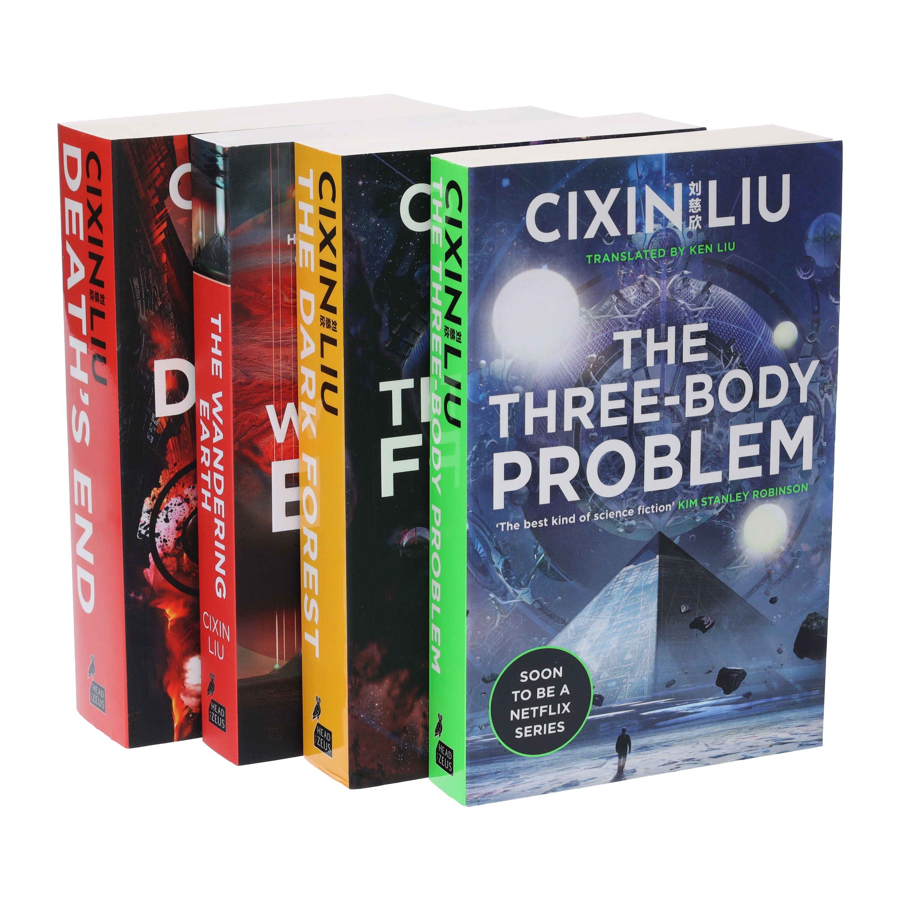 3 Body Problem by Cixin Liu - Remembrance of Earth's Past Trilogy & Short Stories 4-Book Collection Set | Sci-Fi Fiction Paperback | Perfect for Sci-Fi Lovers & Book Club Discussions