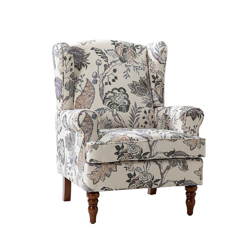 Premium Centaurs Upholstered Armchair - Modern Accent Chair with Soft Fabric & Sturdy Wooden Legs for Living Room, Bedroom, or Office Decor