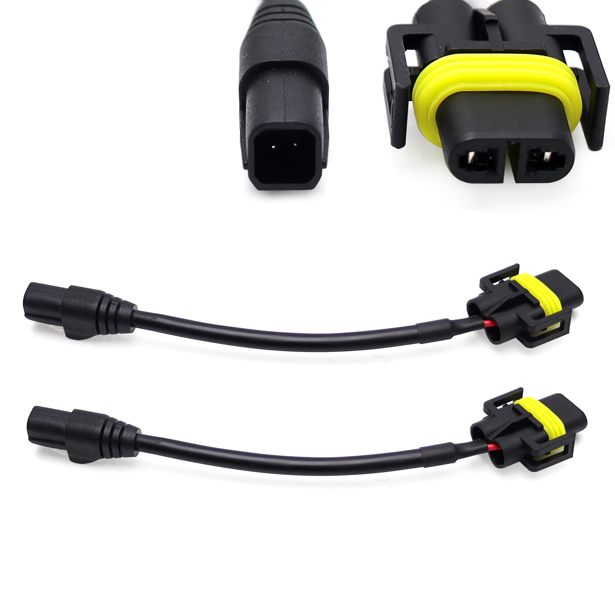 2 Pin L1A to H11/H8 Headlight Bulb Adapter Wiring Harness for Honda Civic Accord CRV Pilot - Easy Installation for Fog Lights & Headlight Upgrades