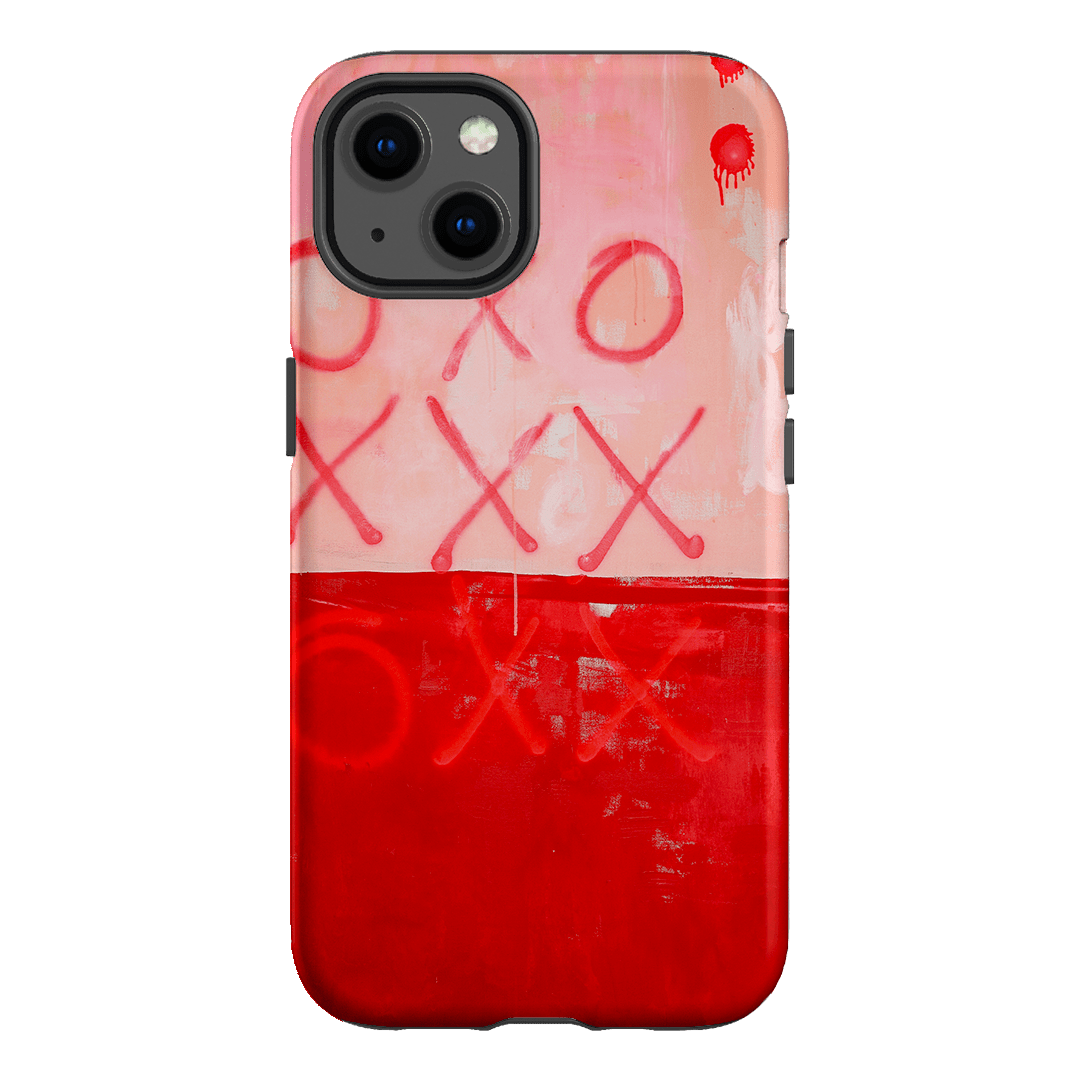Premium Xoxo Phone Case - Shockproof & Slim Design for iPhone 15/14/13/12/11 Pro Max - Trendy Cute Protective Cover for Everyday Use, Travel & Outdoor Activities